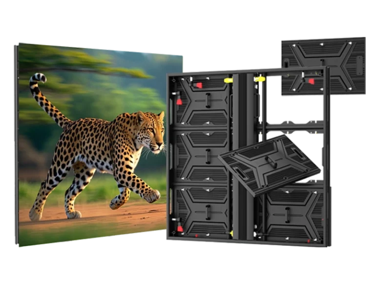 LED Display 7 Aluminum profile outdoor LED display cabinet with modular structure