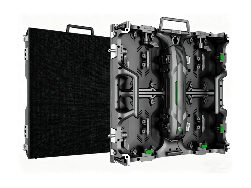 Indoor event rental LED displays feature lightweight aluminum cabinets with modular design, enabling fast installation, seamless splicing, and reliable performance for stage events, exhibitions, and conferences.