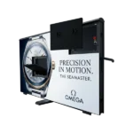 Adhaiwell aluminum profile LED perimeter display for premium brand advertising in professional football stadiums, delivering high-brightness, high-impact visual branding for luxury watch sponsors and elite sports events