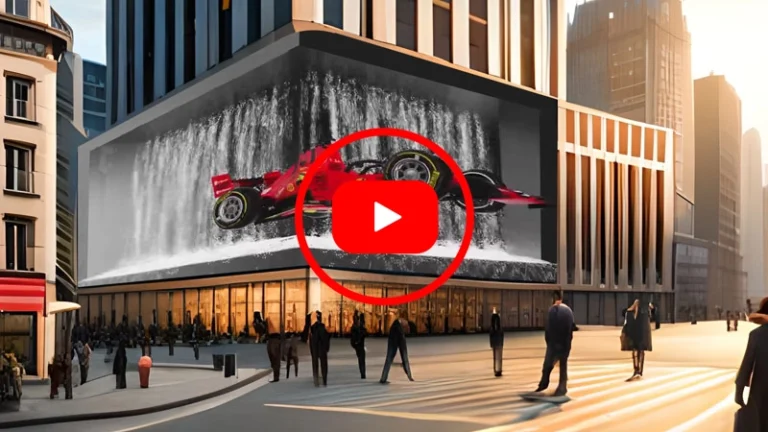 Naked Eye 3D LED Screen Video Production for Digital Billboards - Adhaiwell