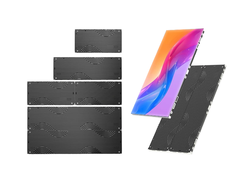 High-definition P1.25 indoor LED video wall in a corporate boardroom with 3840Hz refresh rate and no scanning lines. LED Display Screen Manufacturer