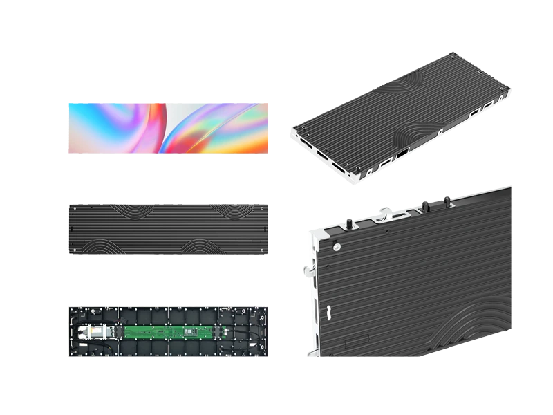 Front maintenance LED module with magnetic suction for zero-space constraint wall-mounted installation. LED Display Screen Manufacturer