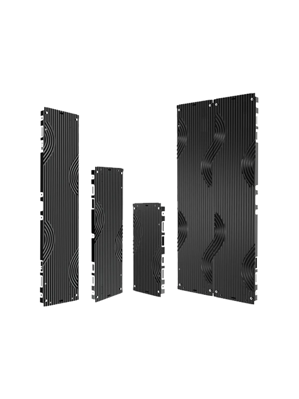 Stackable LED modules forming a dynamic digital canvas