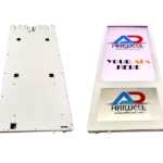 Adhaiwell 18.5"+10.1" dual-screen elevator LCD digital signage, China manufacturer split-screen elevator advertising display for lift cabin.