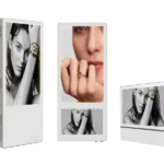 Adhaiwell elevator LCD digital signage, China manufacturer elevator advertising display for lift cabin and lobby, vertical and horizontal elevator digital screens