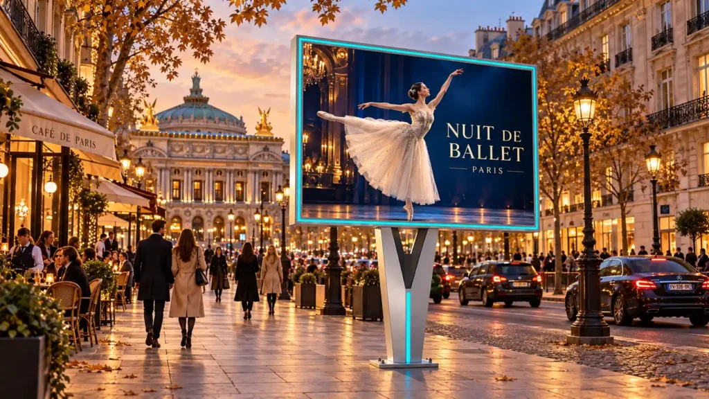 Large format energy saving mega LED digital board fixed installation outdoor LED advertising display with high brightness for landmark projects